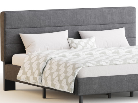 Twin Bed Frame 3D-Modell