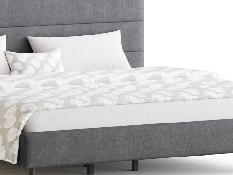 Twin Bed Frame 3D-Modell