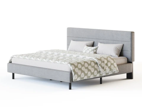 Struttura letto singolo Modello 3D