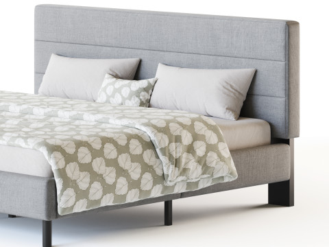 Twin Bed Frame 3D-Modell
