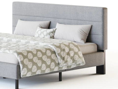 Struttura letto singolo Modello 3D