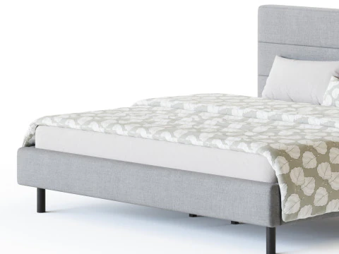 Struttura letto singolo Modello 3D