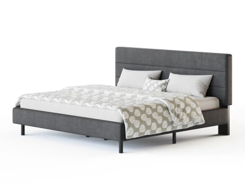 Struttura letto singolo Modello 3D