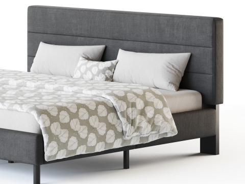 Twin Bed Frame 3D-Modell