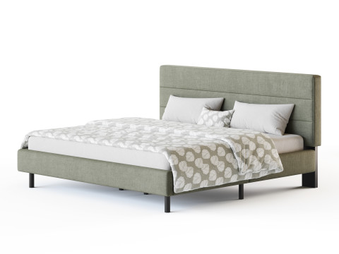 Twin Bed Frame 3D-Modell