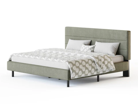 Struttura letto singolo Modello 3D