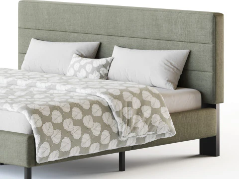 Struttura letto singolo Modello 3D