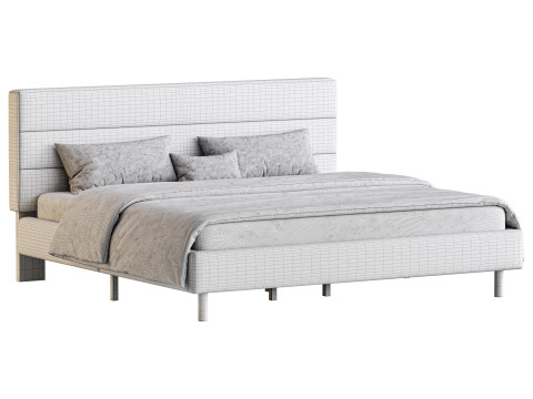 Twin Bed Frame 3D-Modell