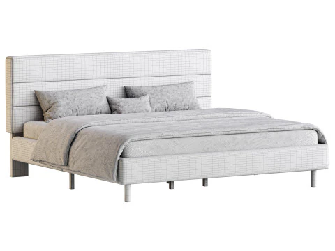 Struttura letto singolo Modello 3D