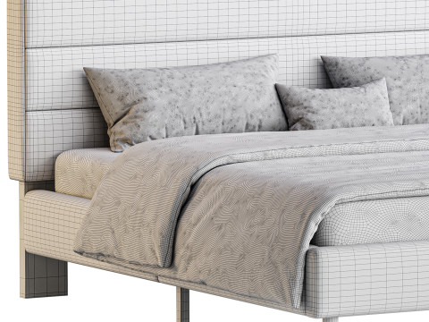Twin Bed Frame 3D-Modell