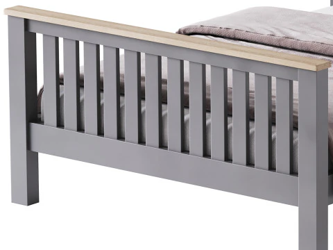 Uhomepro Gray Full Size Bed 3D Model