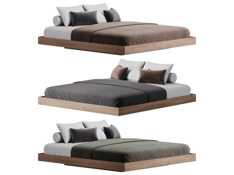 Espresso Platform Bed Modèle 3D