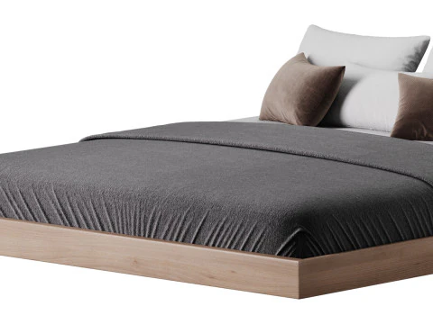Letto con piattaforma Espresso Modello 3D