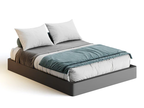 Gri Platform Yatağı 3D Model