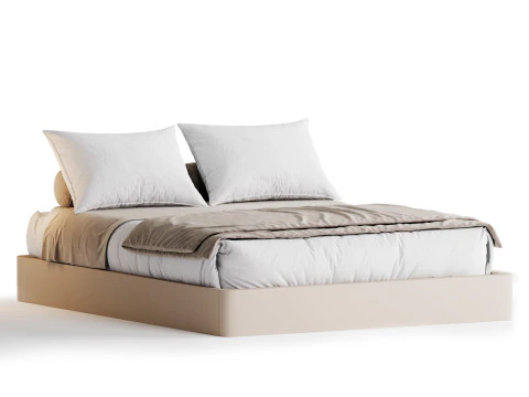 Gri Platform Yatağı 3D Model