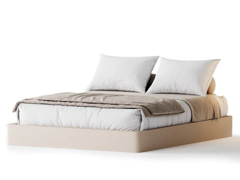 Gri Platform Yatağı 3D Model