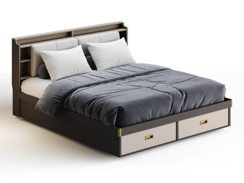 Headboard Standard Bed 3D Model