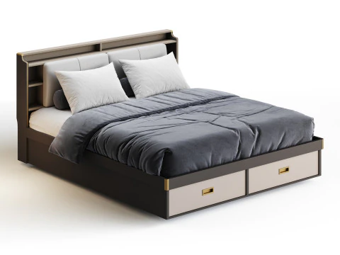 Headboard Standard Bed 3D Model