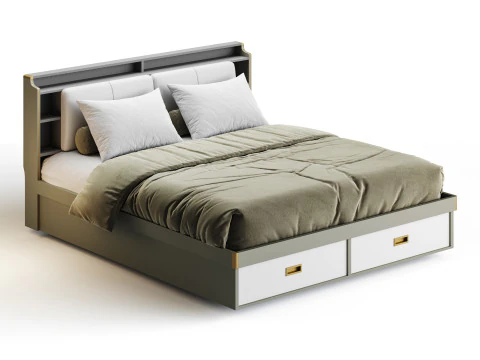 Headboard Standard Bed 3D Model