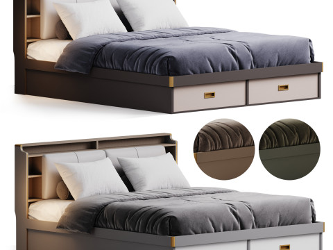 Headboard Standard Bed 3D Model