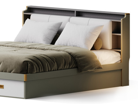 Headboard Standard Bed 3D Model
