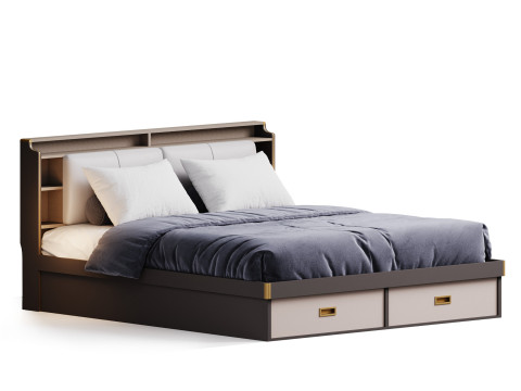 Headboard Standard Bed 3D Model