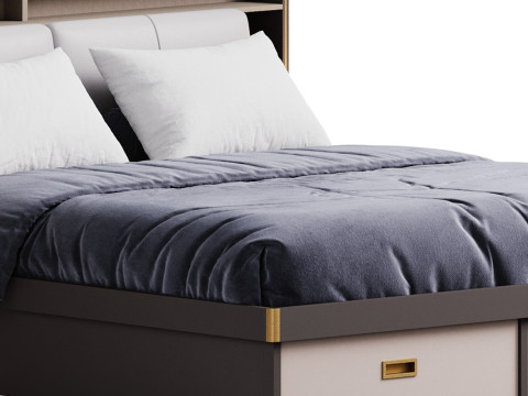 Headboard Standard Bed 3D Model