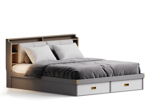 Headboard Standard Bed 3D Model