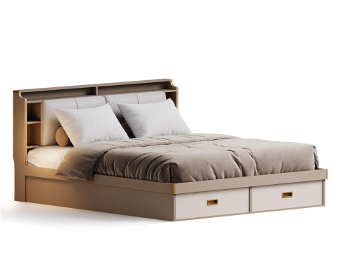 Headboard Standard Bed 3D Model