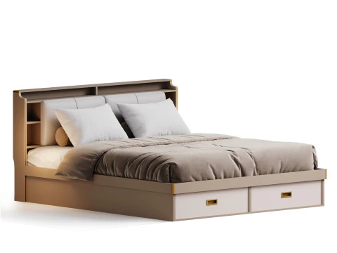 Headboard Standard Bed 3D Model