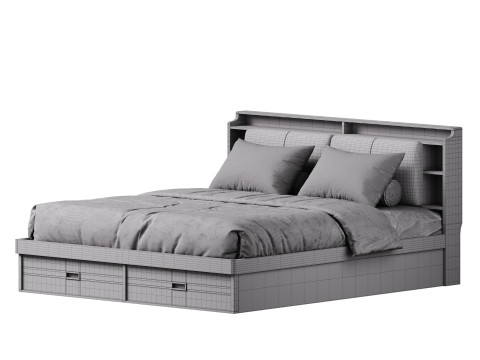 Headboard Standard Bed 3D Model