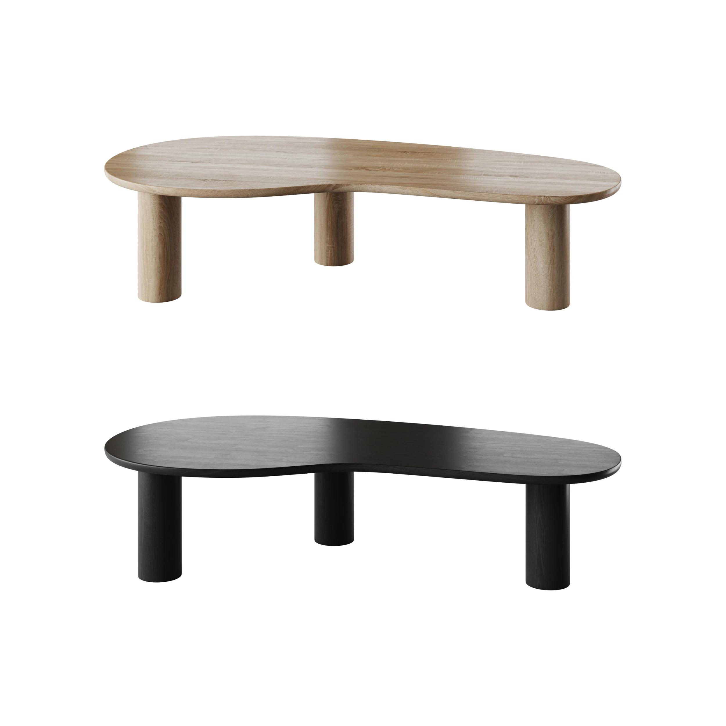Aesthetic coffee table 3D Model .c4d .max .obj .3ds .fbx .stl .blend 