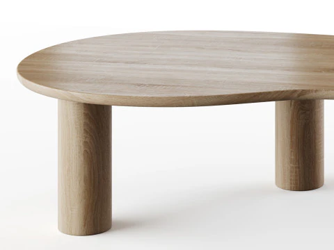 Aesthetic coffee table 3D Model