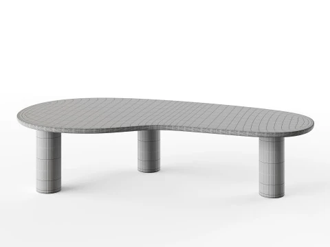 Aesthetic coffee table 3D Model