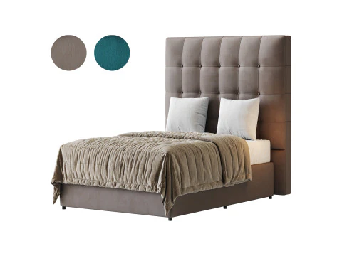 Ariella 床 - 双人床 3D 模型