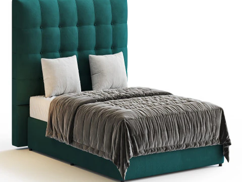 Ł&oacute;żko Ariella - podw&oacute;jne Model 3D