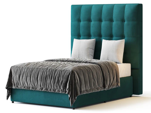 Ł&oacute;żko Ariella - podw&oacute;jne Model 3D