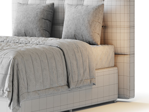 Ariella Bed - Double Modello 3D