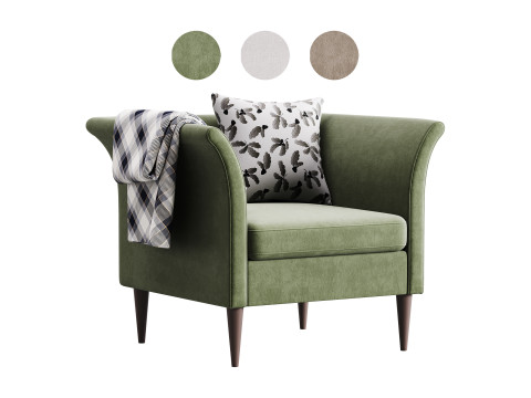 Armchair C116 3D Model