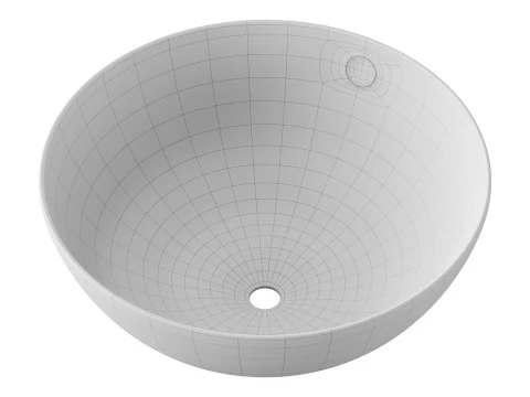 Badezimmer-Waschbecken 3D Modell