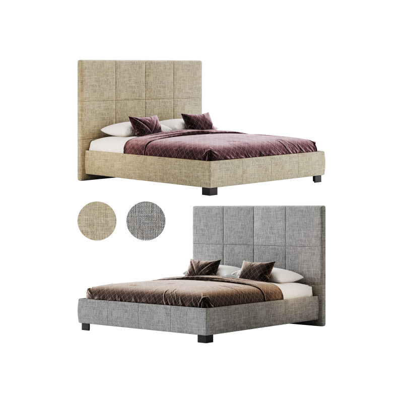 Bed FIONA BED Modelo 3D .c4d .max .obj .3ds .fbx .stl .blend 