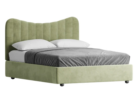 Bed LINE BEIGE by Romatti 3D Model