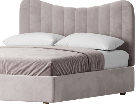 Bed LINE BEIGE by Romatti Modèle 3D