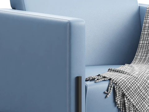 Bosco Chair Land Blue 3D Model