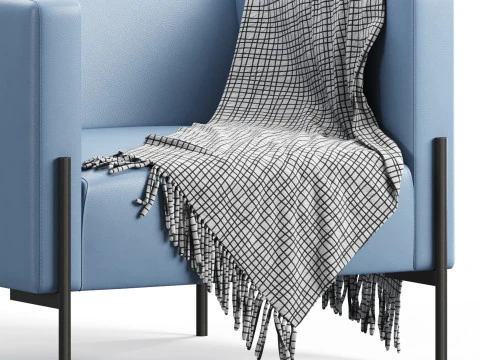 Bosco Chair Land Blue 3D Model