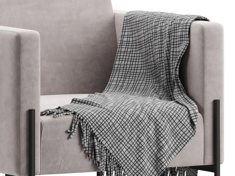 Bosco Chair Land Blue 3D Model