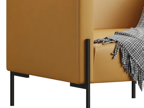 Bosco Chair Land Blue 3D Model