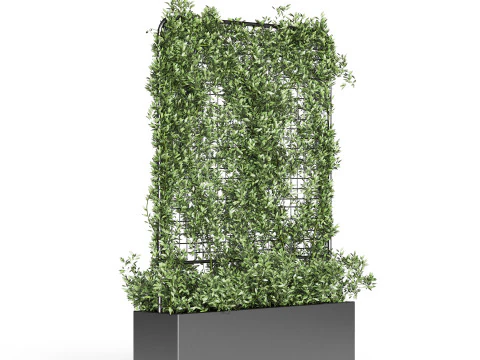 Botanischer &Uuml;bertopf 3 3D Modell