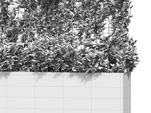 Botanischer &Uuml;bertopf 3 3D Modell