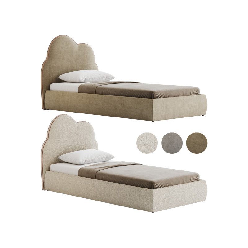 Children is bed Cloud Modello 3D .c4d .max .obj .3ds .fbx .stl .blend 
